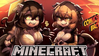 【Minecraft 俄语配音漫画】猪灵少女💰