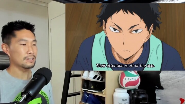 【Chinese Subtitles】Video of Volleyball Coach Donny watching "Haikyuu!!" S2E11