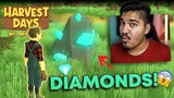 I Found EXPENSIVE DIAMONDS In The Mine! - HARVEST DAYS #3