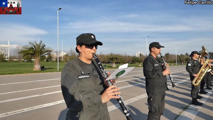 Gendarmeria de Chile - Practicas Gran Parada Militar 2026