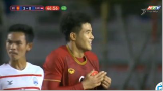 HIGHLIGHT U22 VIỆT NAM 4 - 0 U22 CAMPUCHIA - Văn Toản tái hiện pha  #vuabongda