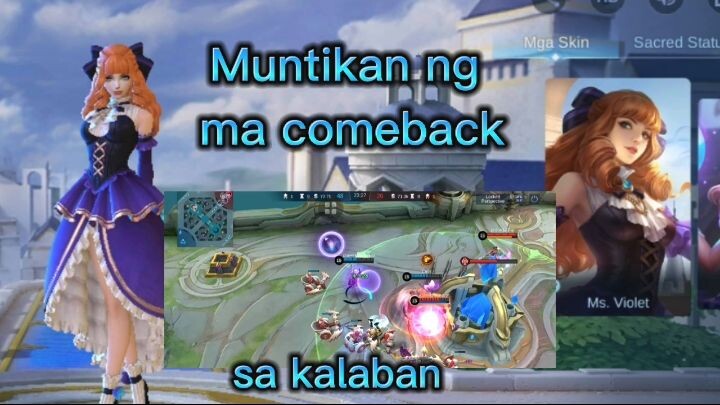 MLBB/ GUINEVERE/ Classic mode 👌 motikan ng ma comeback sa kalaban😁😱