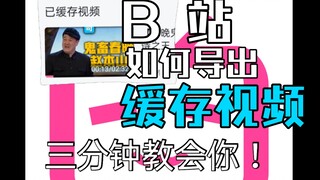 【Bilibili】Mengajari Anda Cara Mengekspor Video dari Cache Versi Baru