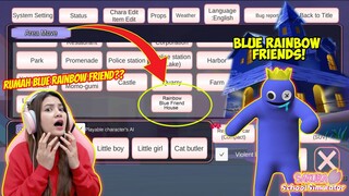 PETA KE RUMAH BLUE RAINBOW FRIENDS & TUTORIAL CARA MUNCULINNYA!! SAKURA SCHOOL SIMULATOR - PART 597