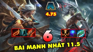 TOP 6 đội hình mạnh nhất trong Đấu Trường Chân Lý 11.5 leo rank vô đối | ĐTCL 4.5