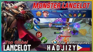 Hyper Damage!! Absolutely Destroyed the Enemy [Top Philippines Lancelot] Top Global Lancelot Hadjizy