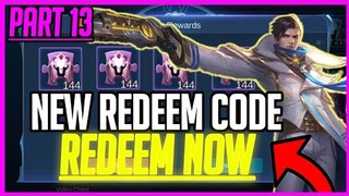 NEW 3 REDEEM CODE JUNE 2020!! GET FREE RARE FRAGMENTS & WIN EPIC SKINS!! Mobile Legends