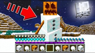 ถ้าเกิด!! ต้องมาใช้ชีวิตเป็น สโนว์แมน 1 วัน ในมายคราฟ... ☃️ (Minecraft)