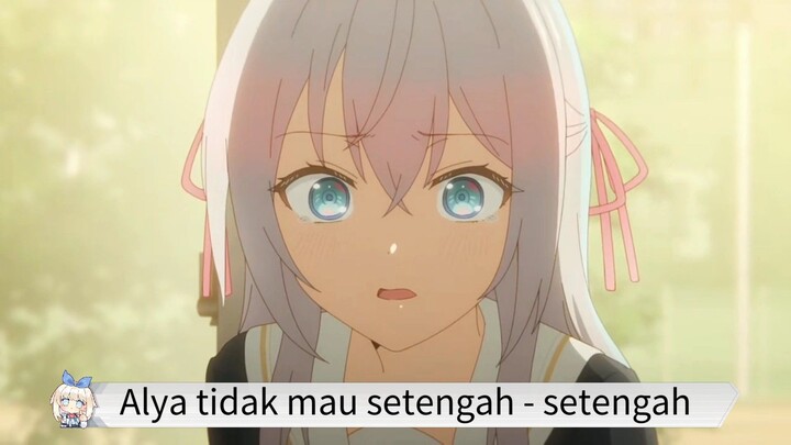 #KompetisiKreasiUnggahan5, Kuze sudah mempersialkan semuanya untuk membantu Alya