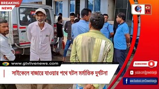 সাইকেলে বাজারে যাওয়ার পথে ঘটল মর্মান্তিক দুর্ঘটনা