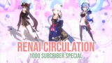 【Genshin Impact MMD】Renai Circulation - Ayaka, Hu Tao & Ganyu | 1,000 SUBSCRIBER SPECIAL