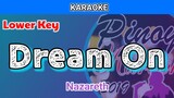 Dream On by Nazareth (Karaoke : Lower Key)