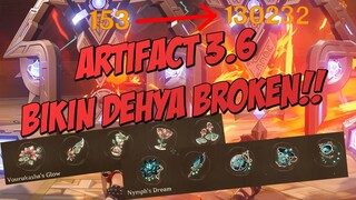 Artifact Baru Dehya BROKEN BANGET! 410% DMG BONUS! - Genshin Impact Indonesia