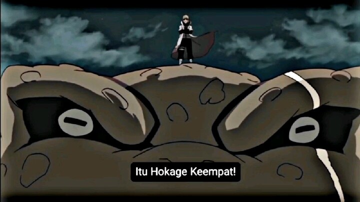 ketakutan musuh ketika hokage keempat muncul 😱🔥