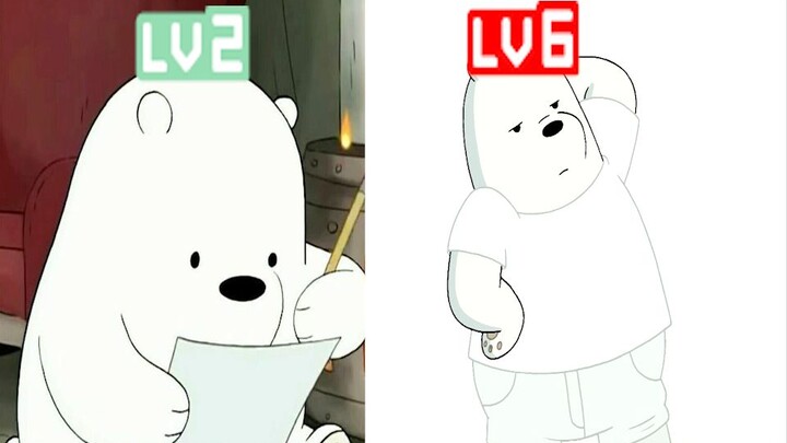 (White Bear) The main behaviors of users of different levels on Bilibili