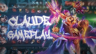MLBB Gameplay Claude Malah Panen assist