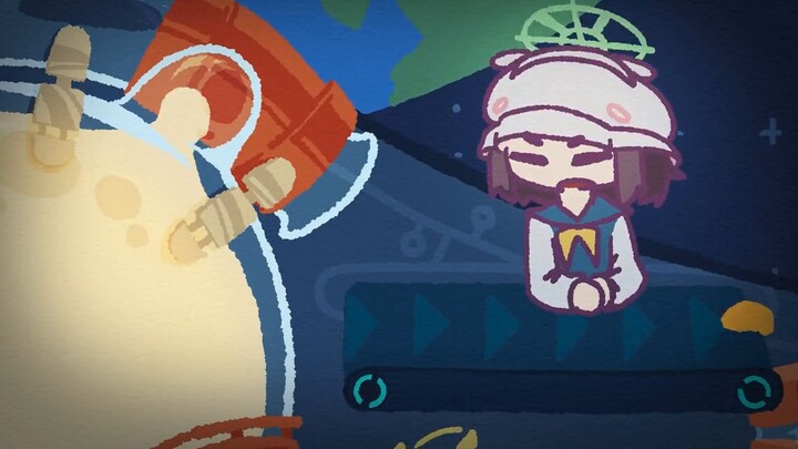 [BA×Animated GIF] Rencana Melahap Bulan Tim Kelinci! ! 🌕🐇🥮