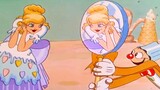 Gingerbread Man membantu Cinderella memilih ratu makanan penutup dengan keterampilan berpakaiannya