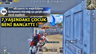 7 YAŞINDAKİ ÇOCUK BENİ BANLATTI ! YOK BÖYLE BİR ŞEY SOLO SQUAD PUBG MOBİLE