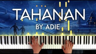 Tahanan by Adie piano cover | with lyrics / free sheet music