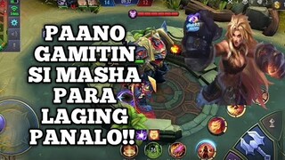 PAANO GAMITIN SI MASHA! COMBINATION OF ATTACK SPEED AND MOVEMENT SPEED | MLBB