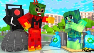 Monster School : Skidibi Toilet x CameraMan Protect Speaker Women- Minecraft Animation