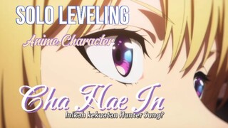 Karakter anime Solo leveling ;Cha Hae In