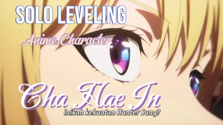 Karakter anime Solo leveling ;Cha Hae In