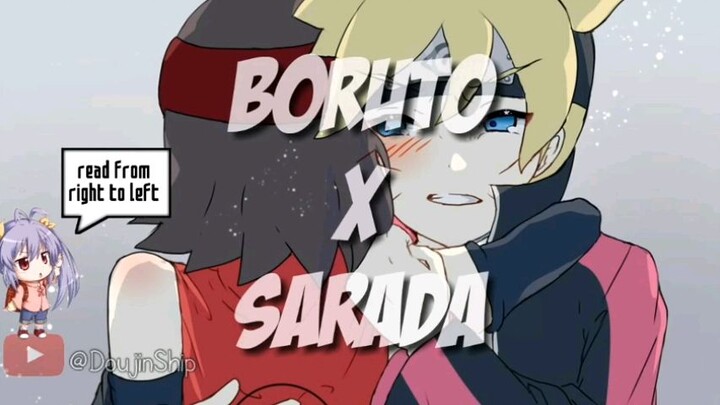 Boruto x Sarada - Card Messege part 2 [Naruto/Boruto] Doujin English