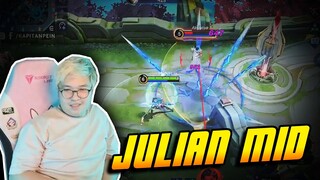 JULIAN MID? GRABENG DAMAGE!! - MLBB