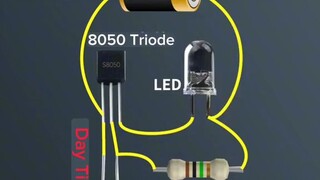 Auto night LED light circuit