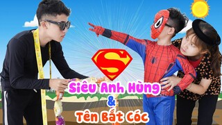 Siêu Nhân Nhí Giải Cứu Bác Giúp Việc ♥ Min Min TV Minh Khoa