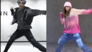 【He Xinlong × Li Zixuan】Remixed Dance of "back again," male and female versions compared side by sid