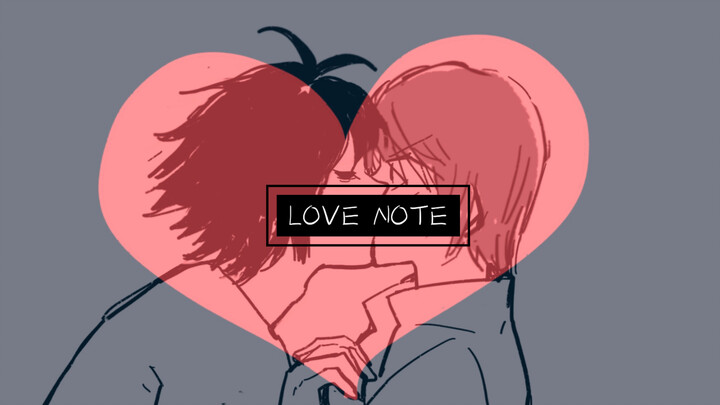 【L month L/handwriting】Death Note x Love Note