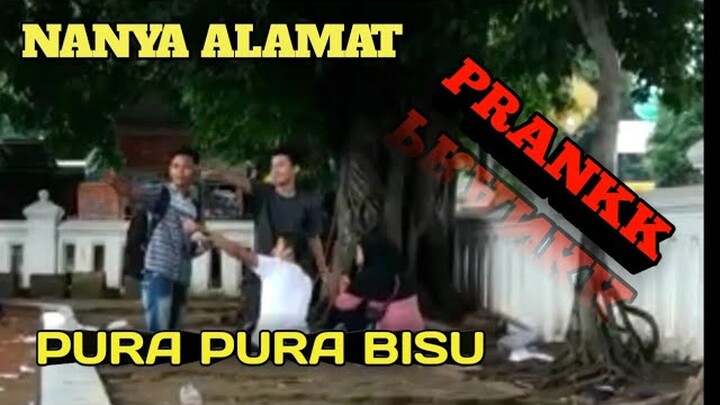 ORANG BISU TANYA ALAMAT ENDINGNYA BIKIN NGAKAK|PRANK INDONESIA|