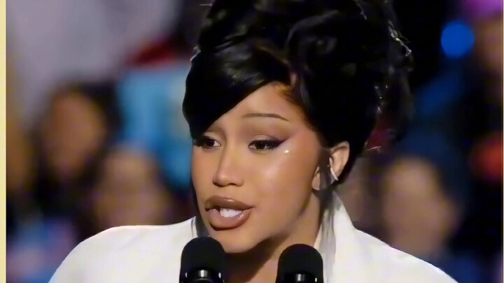 【Kak Cardi】Cardi B mengecam keras Trump yang mencemarkan nama baik Tiongkok! Mendukung Harris, membo