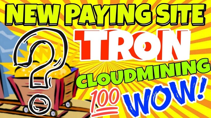 NEW TRON MINING 100% I RECEIVED MY PAYOUT! | NEW PAYING SITE
