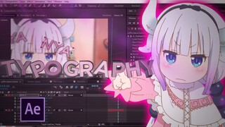 Tutorial AMV Typography - After Effect