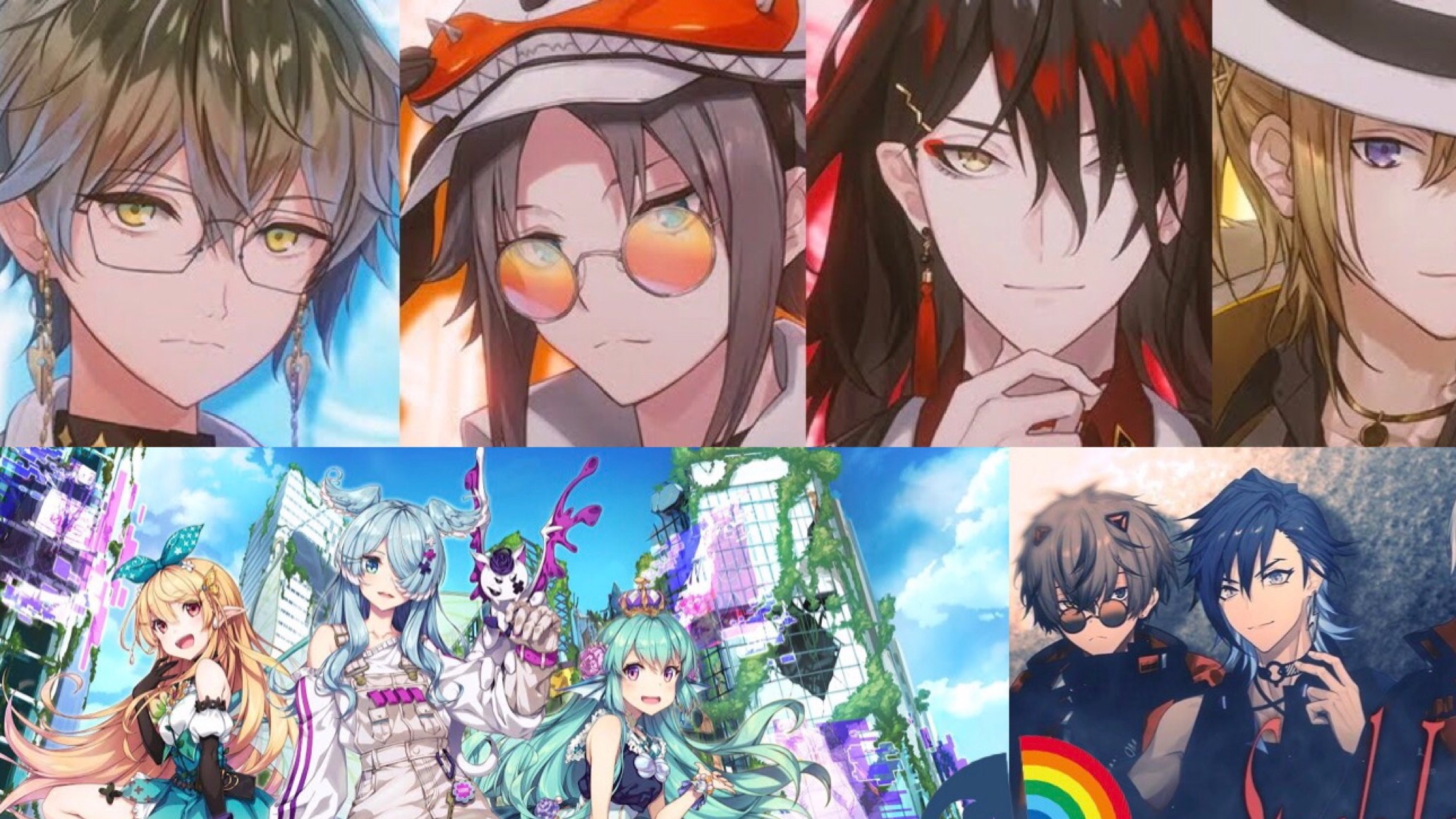 NIJISANJI EN] Listen to all the debut songs in 4 minutes - BiliBili