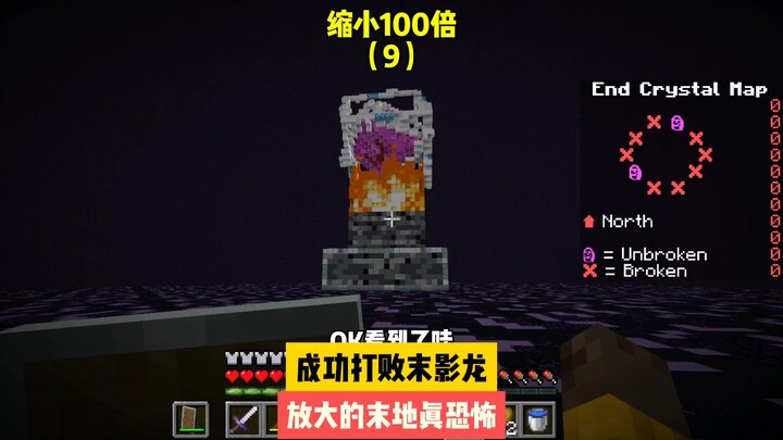 تصغير 100 مرة (9): نجحنا في هزيمة تنين النهاية، وأرض النهاية المكبرة مرعبة حقًا
