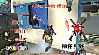 [Free Fire] Trận Solo Squad Siêu Kinh Điển, Quẩy Nát Khu Thành Phố Cân4 Cân5, Cực Kì Thuyết Phục