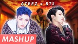 ATEEZ x BTS - INCEPTION,  Fake Love (Mashup)