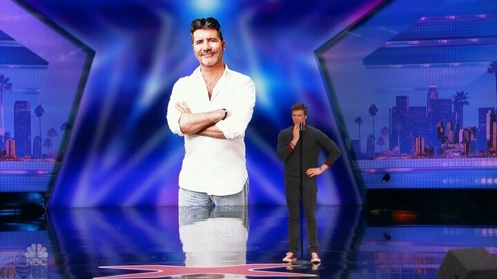 America's Got Talent 2017 Daniel Ferguson Surprises Simon in Song Full Audition S12E03