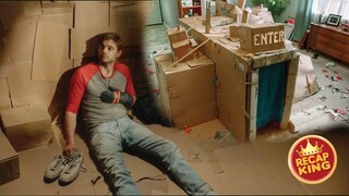 A man was trapped in a cardboard maze he made for days | Dave Made a Maze