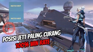 DAPETIN POSISI PALING CURANG DI ICEBOX (JETT ONLY) (BELUM DI PATCH) | Valorant Indonesia