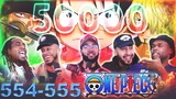 LUFFY KNOCKS OUT 5O,OOO FISHMEN! One Piece Ep 554/555 Reaction