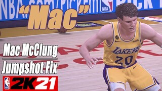 Mac McClung Jumpshot Fix NBA2K21