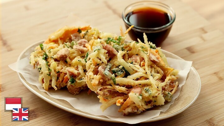 Krispi! Resep BAKWAN ALA JEPANG [Kakiage Sosis]