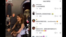 Tiktok 外网看赵露思带狗狗参加米兰时装周看秀～