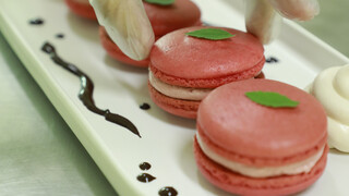 Replica of Eden Academy's "smart dessert" - macarons